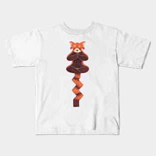 Red Panda Zen Kids T-Shirt